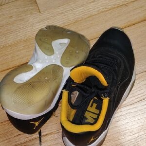 Black and Yellow Athletic Shoes